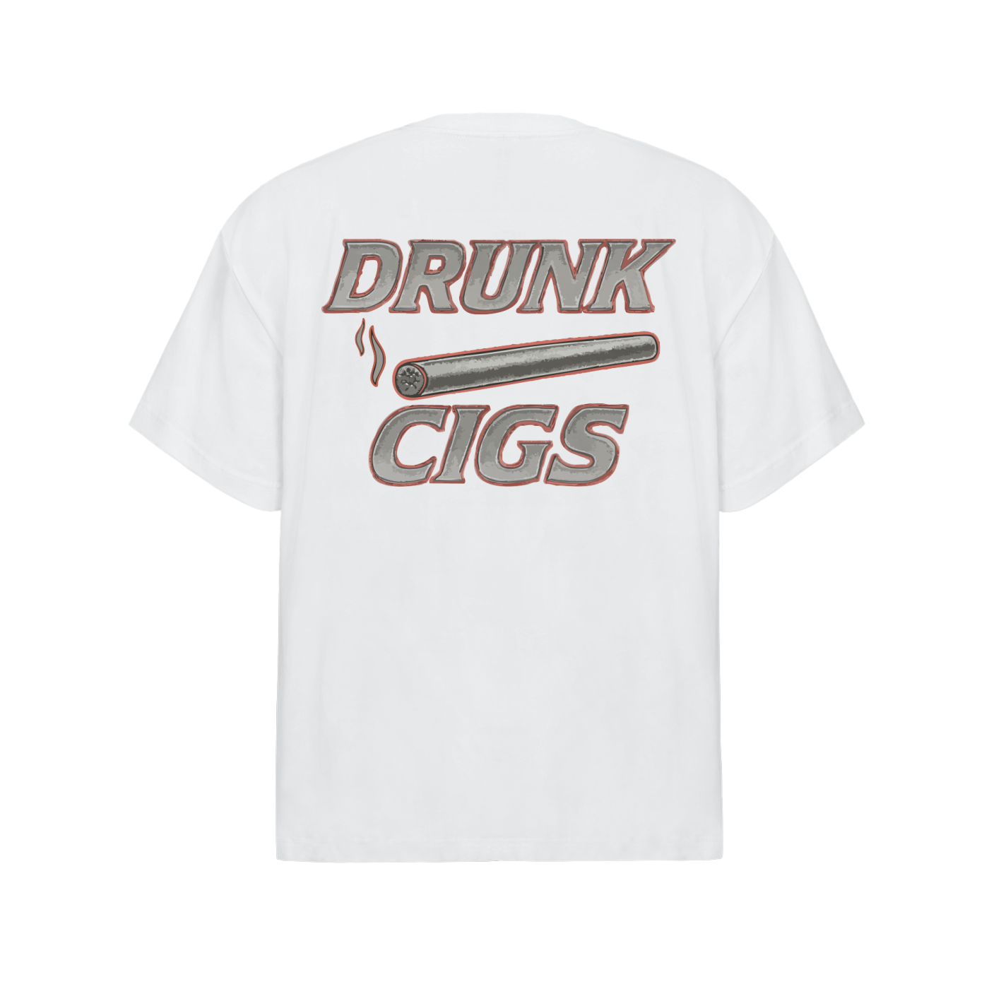 Chrome Drunk Cigs Tee