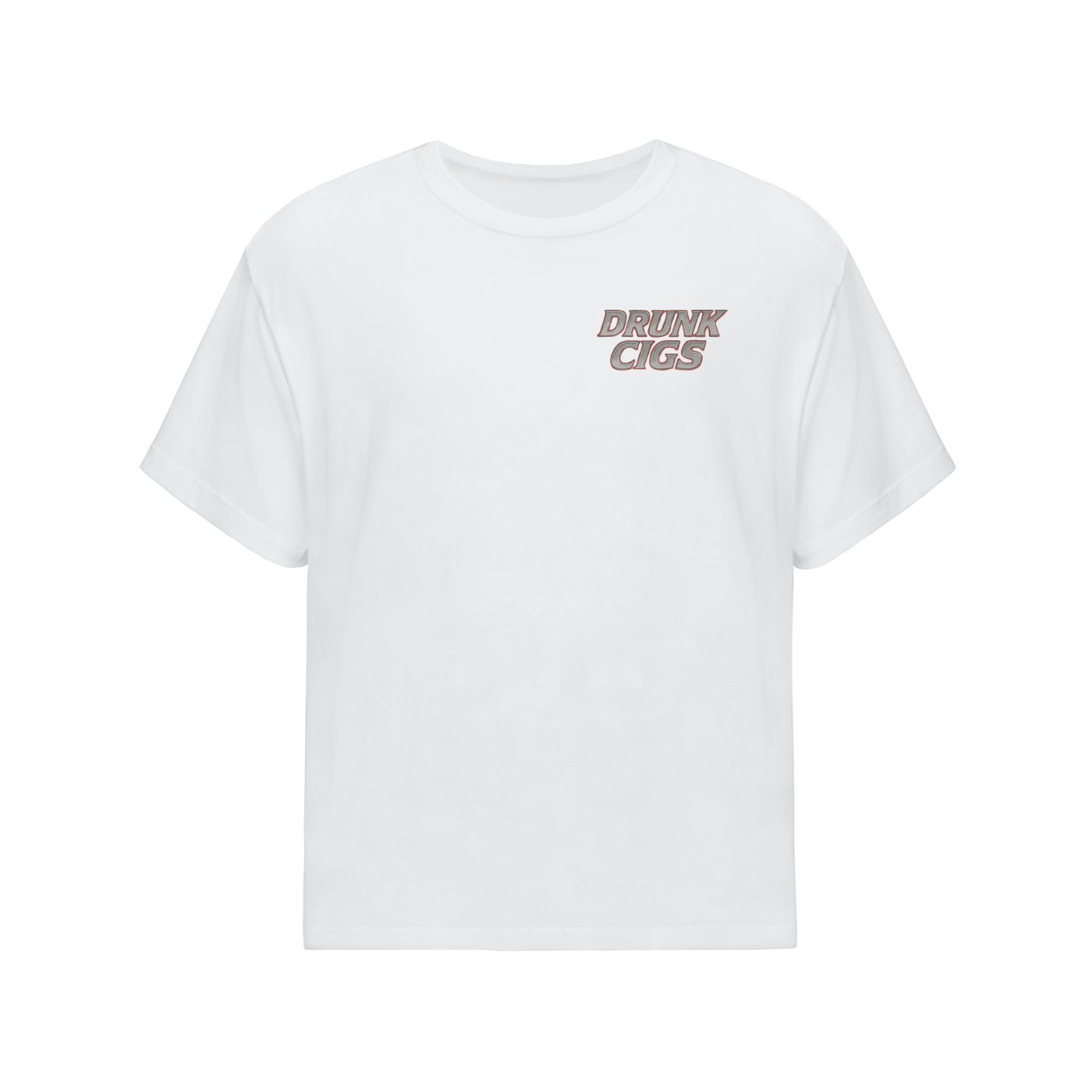 Chrome Drunk Cigs Tee